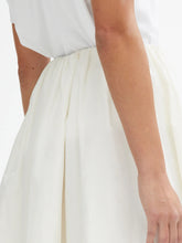 Load image into Gallery viewer, House of Dagmar A-lined Midi Skirt, White