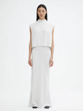 Load image into Gallery viewer, DAGMAR Shiny Sleeveless Top, Oyster