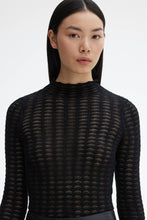 Load image into Gallery viewer, DAGMAR Lace Knit Top - Black