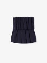 Load image into Gallery viewer, Dagmar Sculpted Tube Top, Navy Blue