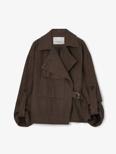 Load image into Gallery viewer, DAGMAR Aviator Jacket, Dusty Brown