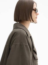 Load image into Gallery viewer, DAGMAR Aviator Jacket, Dusty Brown