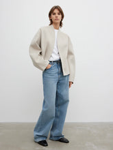 Load image into Gallery viewer, DAGMAR Short Doublé Jacket, Chalk White