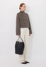 Load image into Gallery viewer, Lou Lou de Saison Nyma cropped jacket - Grey Melange