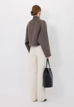 Load image into Gallery viewer, Lou Lou de Saison Nyma cropped jacket - Grey Melange