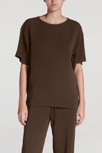 Load image into Gallery viewer, ASCENO Talia Coffee Viscose Crepe
