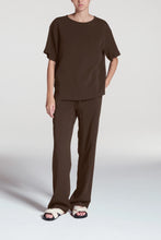 Load image into Gallery viewer, ASCENO Talia Coffee Viscose Crepe