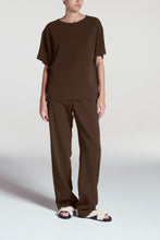 Load image into Gallery viewer, ASCENO Talia Coffee Viscose Crepe
