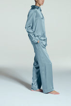 Load image into Gallery viewer, ASCENO London Bottom, Dust Blue Silk