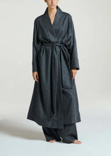 Load image into Gallery viewer, ASCENO Athens Maxi Robe, Charcoal