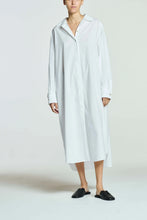 Load image into Gallery viewer, ASCENO Allegra Shirt Dress, White Cotton