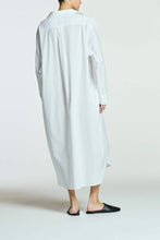 Load image into Gallery viewer, ASCENO Allegra Shirt Dress, White Cotton