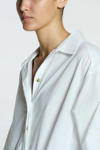 Load image into Gallery viewer, ASCENO Allegra Shirt Dress, White Cotton