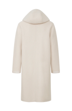 Load image into Gallery viewer, FRAUENSCHUH Ellen Cooked Wool Coat with Hood, Shell