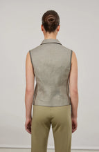 Load image into Gallery viewer, FRAUENSCHUH Anya Cotton Linen Vest, Reed