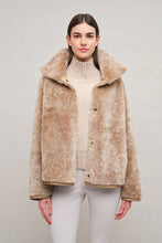 Load image into Gallery viewer, FRAUENSCHUH Dolli Lambskin Jacket, Sesame