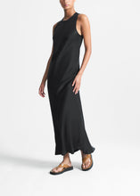 Load image into Gallery viewer, ASCENO Valencia Slip Dress, Black Silk