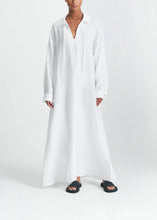 Load image into Gallery viewer, ASCENO Lisbon Dress, White Organic Linen