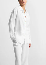 Load image into Gallery viewer, ASCENO London Top, White Organic Linen