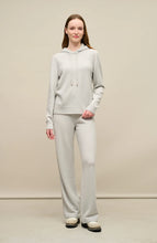 Load image into Gallery viewer, FRAUENSCHUH Solea Cashmere Hoodie, Light Silver