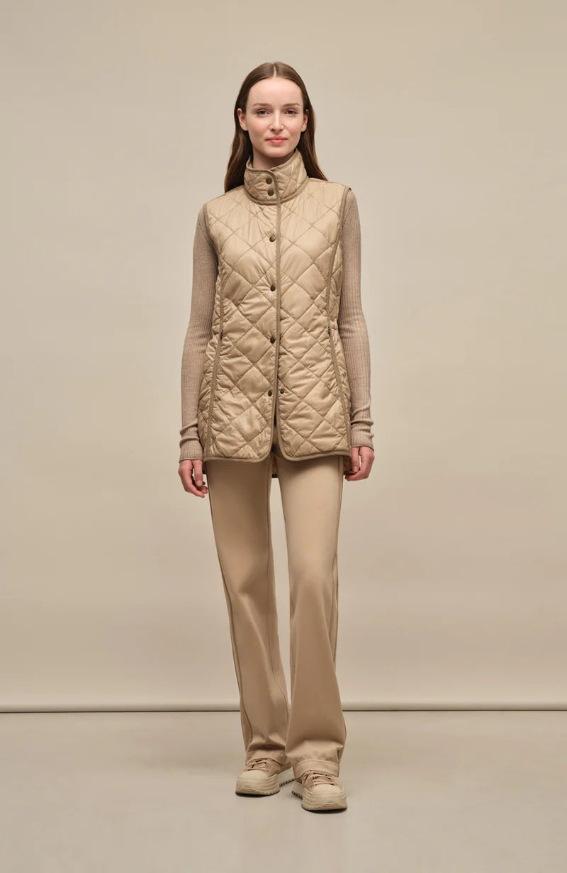 Beams Plus Quilted Down Vest Talon Cordura size-L Japan
