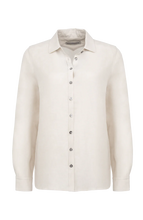Load image into Gallery viewer, FRAUENSCHUH Juna Linen Shirt, Sandstone
