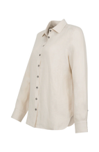 Load image into Gallery viewer, FRAUENSCHUH Juna Linen Shirt, Sandstone
