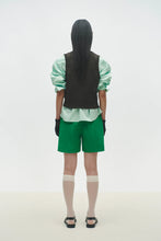 Load image into Gallery viewer, CORDERA Checkered Cotton & Cashmere Waistcoat, Dark Moss
