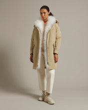 Load image into Gallery viewer, Yves Salomon PARKA WITH LAMBSWOOL