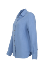 Load image into Gallery viewer, FRAUENSCHUH Juna Linen Shirt, Denim