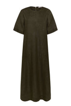 Load image into Gallery viewer, ASCENO Mina Dress Sea Moss Green Linen