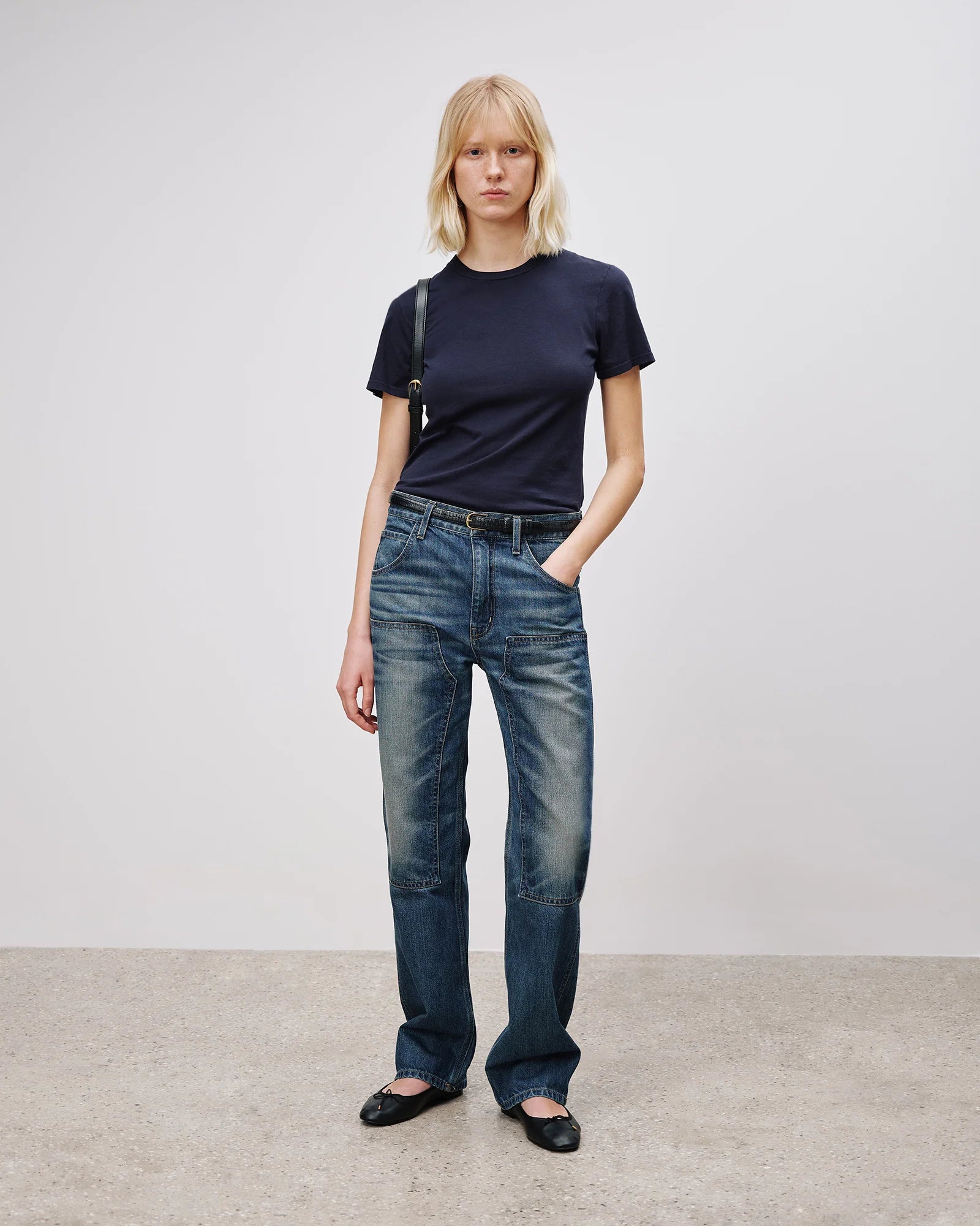 【Nili Lotan】 Welder mid-riseストレートジーンズ MATTEO WELDER JEAN | Men's Mid Rise Relaxed Straight Leg