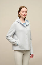 Load image into Gallery viewer, FRAUENSCHUH Patrizia Wool Jacket with Hood, Ice Blue