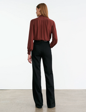 Load image into Gallery viewer, Nili Lotan Revi Blouse, Burgundy