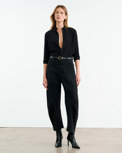 Load image into Gallery viewer, Nili Lotan, Shon Cotton Pant - Jet Black