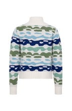 Load image into Gallery viewer, FRAUENSCHUH Delilah Zip Cardigan, Alaska Blue