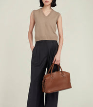 Load image into Gallery viewer, Métier Perriand City Handbag - Buffalo Cognac