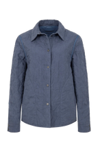 Load image into Gallery viewer, FRAUENSCHUH Len 2.0 Linen Shirt Jacket in Denim