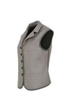 Load image into Gallery viewer, FRAUENSCHUH Anya Cotton Linen Vest, Reed