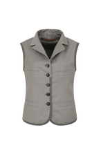 Load image into Gallery viewer, FRAUENSCHUH Anya Cotton Linen Vest, Reed