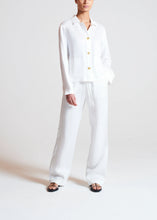 Load image into Gallery viewer, ASCENO Aurelia Trouser White Heavy Linen