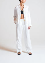 Load image into Gallery viewer, ASCENO Aurelia Trouser White Heavy Linen
