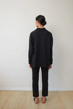 Load image into Gallery viewer, WOL HIDE Rib Neck Sweatshirt - Black