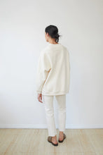 Load image into Gallery viewer, WOL HIDE Rib Neck Sweatshirt - Natural