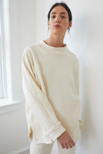 Load image into Gallery viewer, WOL HIDE Rib Neck Sweatshirt - Natural