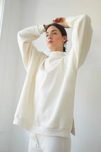 Load image into Gallery viewer, WOL HIDE Rib Neck Sweatshirt - Natural