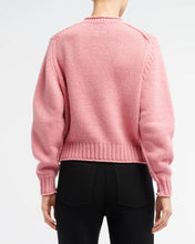 Load image into Gallery viewer, Barrie Cardigan in chunky cashmere with gold buttons