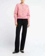 Load image into Gallery viewer, Barrie Cardigan in chunky cashmere with gold buttons