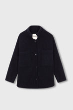 Load image into Gallery viewer, CORDERA Baby Alpaca Polo Jacket Navy