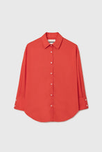 Load image into Gallery viewer, CORDERA Oversize cotton Shirt, Coral